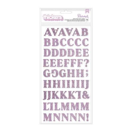 American Crafts Dreamer Thickers Glitter Foam Letter Sticker (119pcs) (34025906) (OUTLET) American Crafts Dreamer Thickers Glitter Foam Letter Sticker (119pcs) (34025906) (OUTLET)