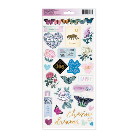 American Crafts Dreamer Stickers (60pcs) (34025908) (OUTLET) American Crafts Dreamer Stickers (60pcs) (34025908) (OUTLET)