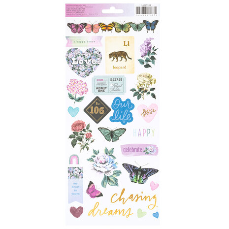 American Crafts Dreamer Stickers (60pcs) (34025908) (OUTLET) American Crafts Dreamer Stickers (60pcs) (34025908) (OUTLET)