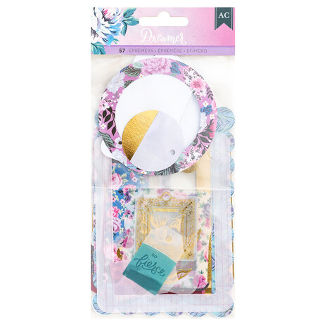 American Crafts Dreamer Ephemera Journaling (57pcs) (34025913) (OUTLET)