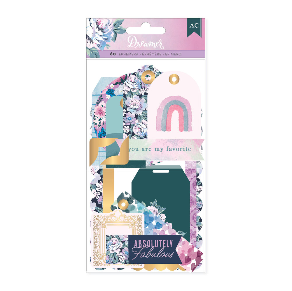 American Crafts Dreamer Ephemera Journaling (57pcs) (34025913) (OUTLET)