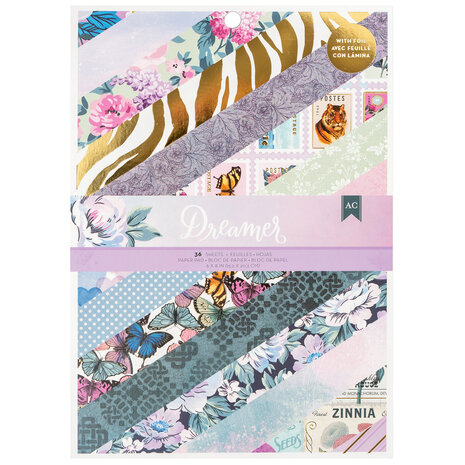 American Crafts Dreamer 6x8 Inch Paper Pad (34024557) (OUTLET) American Crafts Dreamer 6x8 Inch Paper Pad (34024557) (OUTLET)