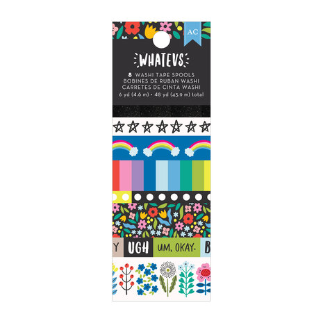 American Crafts Whatevs Washi Tape Spools (8pcs) (34030591) (OUTLET) American Crafts Whatevs Washi Tape Spools (8pcs) (34030591) (OUTLET)