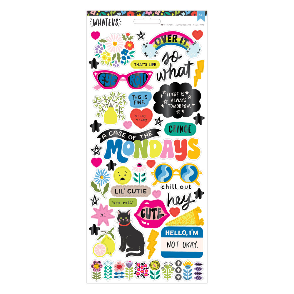 American Crafts Whatevs Stickers Icons (89pcs) (34030588) (OUTLET) American Crafts Whatevs Stickers Icons (89pcs) (34030588) (OUTLET)