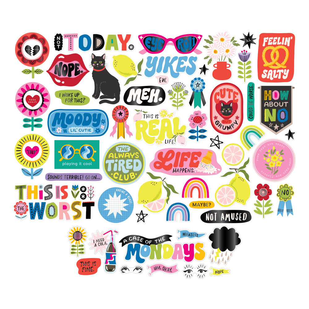 American Crafts Whatevs Ephemera Icons (60pcs) (34030593) (OUTLET) American Crafts Whatevs Ephemera Icons (60pcs) (34030593) (OUTLET)