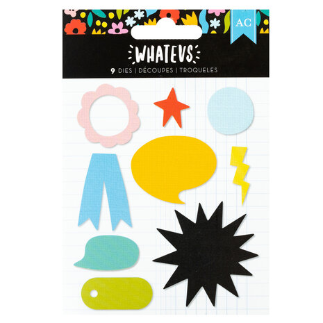 American Crafts Whatevs Dies (8pcs) (34030595) (OUTLET) American Crafts Whatevs Dies (8pcs) (34030595) (OUTLET)