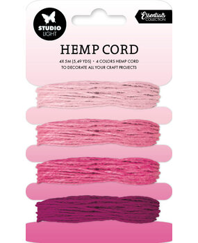 Studio Light Hemp Cord Shades Of Pink 4colors x 5m (SL-ES-RIB07) (BASIC) Studio Light Hemp Cord Shades Of Pink 4colors x 5m (SL-ES-RIB07) (BASIC)