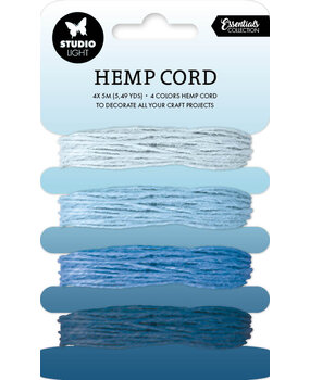 Studio Light Hemp Cord Shades Of Blue 4colors x 5m (SL-ES-RIB09) (BASIC) Studio Light Hemp Cord Shades Of Blue 4colors x 5m (SL-ES-RIB09) (BASIC)