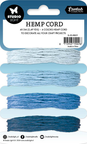 Studio Light Hemp Cord Shades Of Blue 4colors x 5m (SL-ES-RIB09) (BASIC)