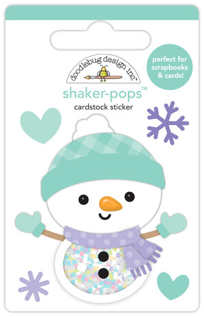 Doodlebug Design Snow Much Love Shaker-Pops (8350) (OUTLET)