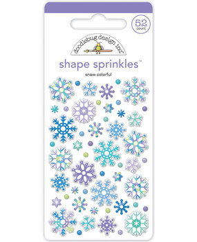 Doodlebug Design Snow Colorful Shape Sprinkles (8347) (DISCONTINUED)