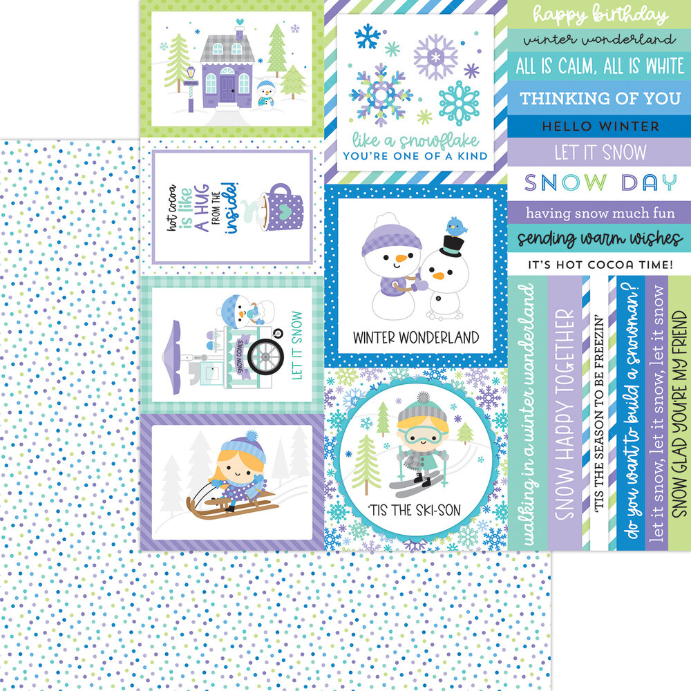Doodlebug Design Snow Much Fun 12x12 Inch Paper Pack (8391) (DISCONTINUED) Doodlebug Design Snow Much Fun 12x12 Inch Paper Pack (8391) (DISCONTINUED)