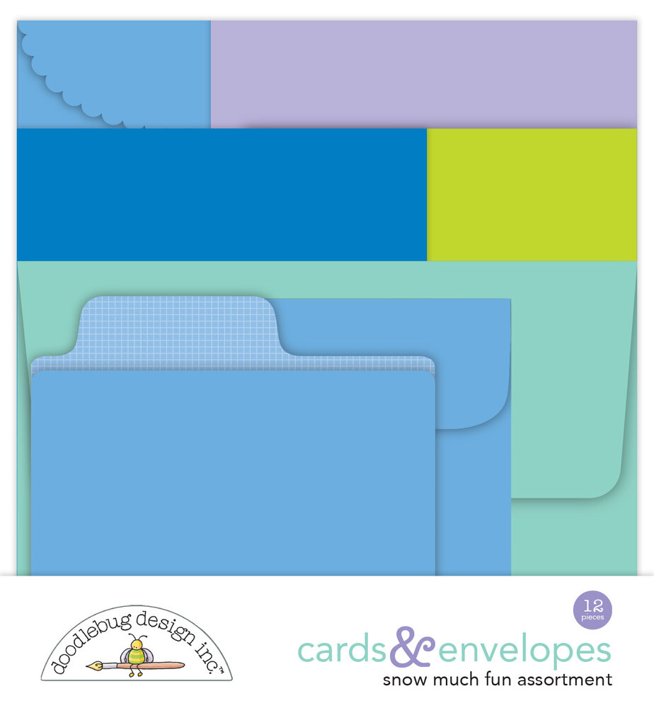 Doodlebug Design Snow Much Fun Assortment Cards & Envelopes (8373) (DISCONTINUED) Doodlebug Design Snow Much Fun Assortment Cards & Envelopes (8373) (DISCONTINUED)