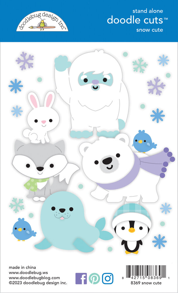 Doodlebug Design Snow Cute Doodle Cuts (8369) (OUTLET)