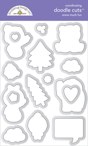 Doodlebug Design Snow Much Fun Doodle Cuts (8367) (DISCONTINUED)