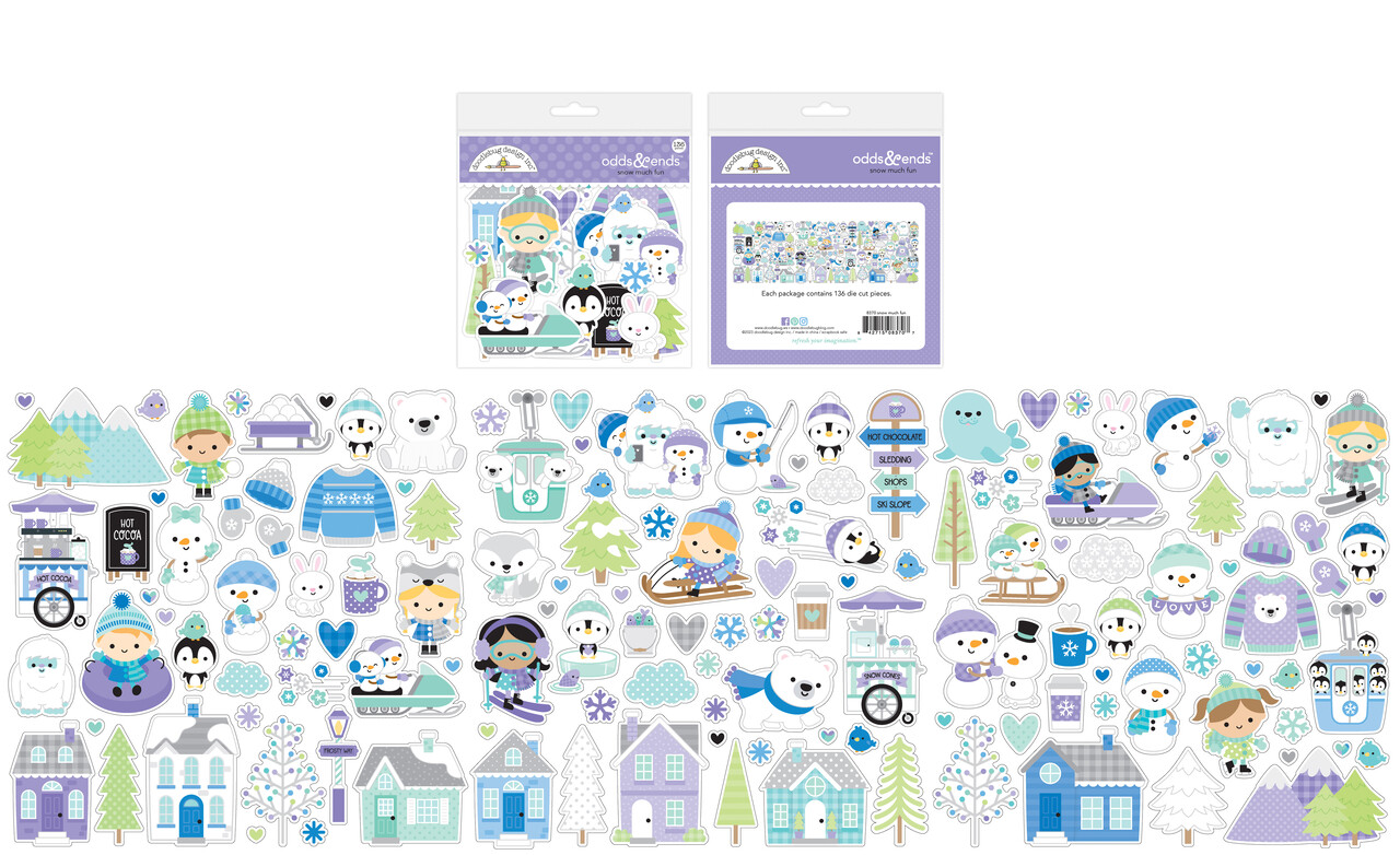 Doodlebug Design Snow Much Fun Odds & Ends (8370) (DISCONTINUED) Doodlebug Design Snow Much Fun Odds & Ends (8370) (DISCONTINUED)