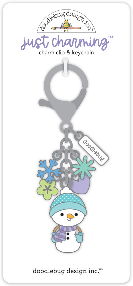 Doodlebug Design Snow Much Fun Just Charming Clip & Keychain (8361) (DISCONTINUED) Doodlebug Design Snow Much Fun Just Charming Clip & Keychain (8361) (DISCONTINUED)