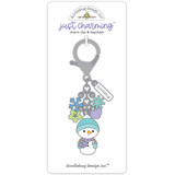 Doodlebug Design Snow Much Fun Just Charming Clip & Keychain (8361) (DISCONTINUED)