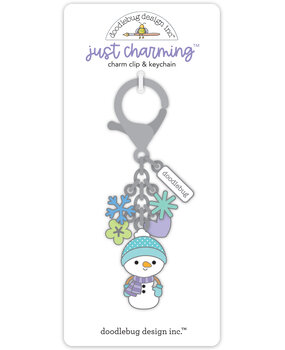 Doodlebug Design Snow Much Fun Just Charming Clip & Keychain (8361) (DISCONTINUED)