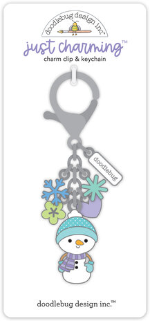 Doodlebug Design Snow Much Fun Just Charming Clip & Keychain (8361) (DISCONTINUED) Doodlebug Design Snow Much Fun Just Charming Clip & Keychain (8361) (DISCONTINUED)