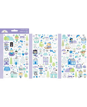 Doodlebug Design Snow Much Fun Mini Icons Stickers (8358) (DISCONTINUED)