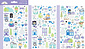 Snow Much Fun Mini Icons Stickers (8358) (OUTLET)