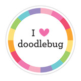 Doodlebug Design I Love Doodlebug Sticker Doodle (8422) (DISCONTINUED)