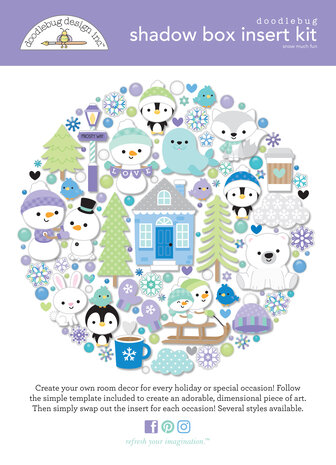 Doodlebug Design Snow Much Fun Shadow Box Kit (8395) (DISCONTINUED) Doodlebug Design Snow Much Fun Shadow Box Kit (8395) (DISCONTINUED)