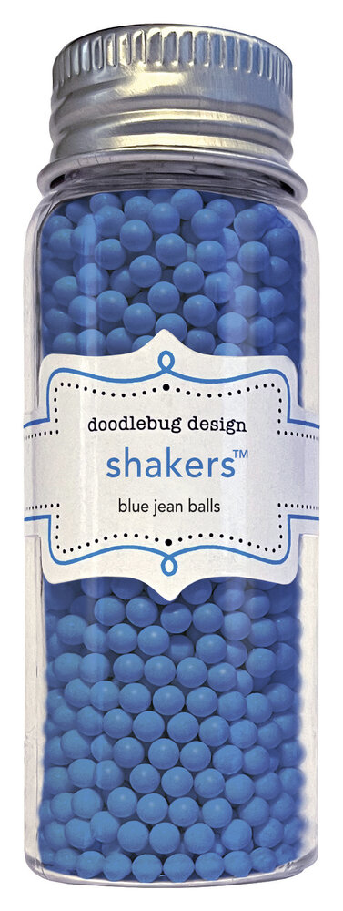 Doodlebug Design Blue Jean Balls Shakers (8413) (DISCONTINUED)