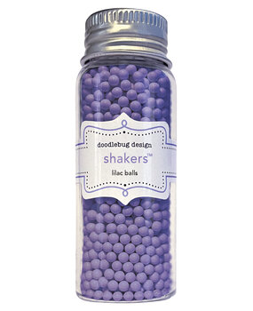 Doodlebug Design Lilac Balls Shakers (8414) (OUTLET)