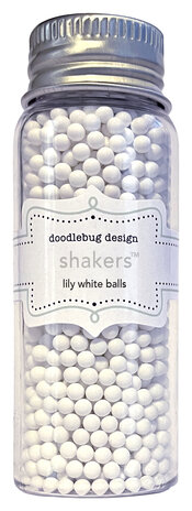 Doodlebug Design Lily White Balls Shakers (8415) (DISCONTINUED) Doodlebug Design Lily White Balls Shakers (8415) (DISCONTINUED)