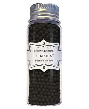 Doodlebug Design Beetle Black Balls Shakers (8417) (DISCONTINUED)