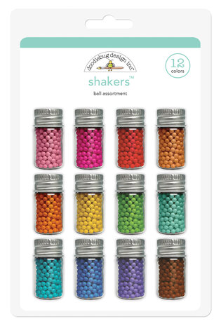 Doodlebug Design Assortment Ball Shakers (12pcs) (8420) (DISCONTINUED) Doodlebug Design Assortment Ball Shakers (12pcs) (8420) (DISCONTINUED)
