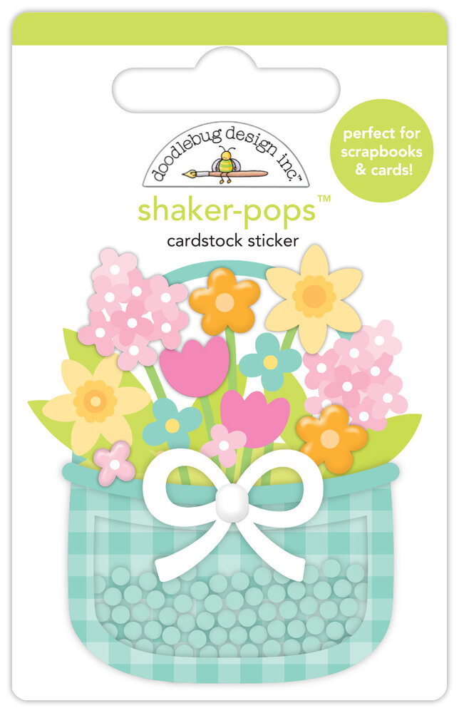 Doodlebug Design Blooming Basket Shaker-Pops (8431) (DISCONTINUED)