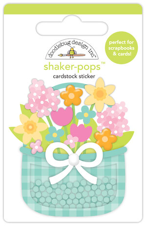 Doodlebug Design Blooming Basket Shaker-Pops (8431) (DISCONTINUED)