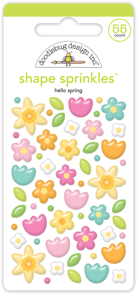 Doodlebug Design Hello Spring Shape Sprinkles (8429) (DISCONTINUED) Doodlebug Design Hello Spring Shape Sprinkles (8429) (DISCONTINUED)