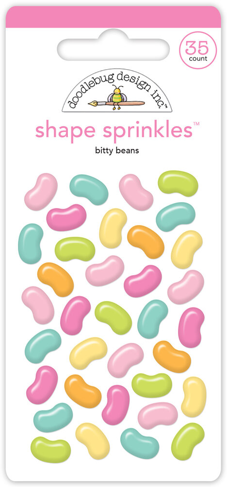 Doodlebug Design Bitty Beans Shape Sprinkles (8428) (DISCONTINUED) Doodlebug Design Bitty Beans Shape Sprinkles (8428) (DISCONTINUED)