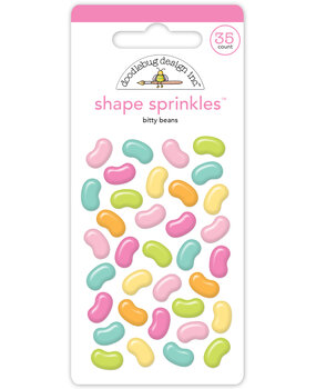 Doodlebug Design Bitty Beans Shape Sprinkles (8428) (DISCONTINUED)