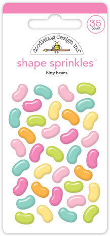 Doodlebug Design Bitty Beans Shape Sprinkles (8428) (DISCONTINUED) Doodlebug Design Bitty Beans Shape Sprinkles (8428) (DISCONTINUED)