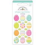 Doodlebug Design Colored Eggs Shape Sprinkles (8427) (DISCONTINUED)