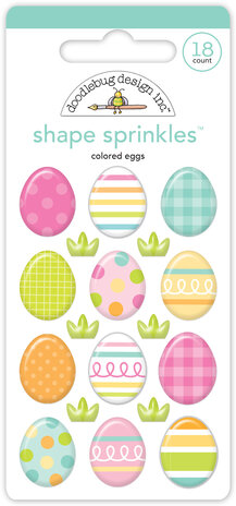 Doodlebug Design Colored Eggs Shape Sprinkles (8427) (DISCONTINUED) Doodlebug Design Colored Eggs Shape Sprinkles (8427) (DISCONTINUED)