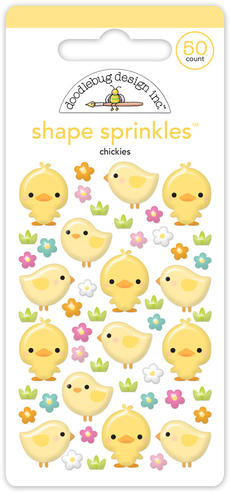 Doodlebug Design Chickies Shape Sprinkles (8426) (OUTLET) Doodlebug Design Chickies Shape Sprinkles (8426) (OUTLET)