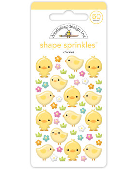 Doodlebug Design Chickies Shape Sprinkles (8426) (DISCONTINUED)