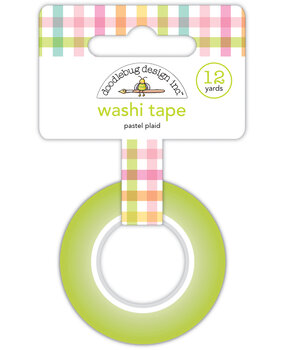 Doodlebug Design Pastel Plaid Washi Tape (7999) (DISCONTINUED)
