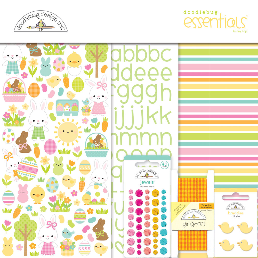 Doodlebug Design Bunny Hop Essentials Kit (8477) (OUTLET) Doodlebug Design Bunny Hop Essentials Kit (8477) (OUTLET)