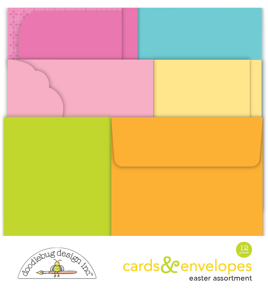 Doodlebug Design Easter Assortment Cards & Envelopes (8456) (DISCONTINUED) Doodlebug Design Easter Assortment Cards & Envelopes (8456) (DISCONTINUED)