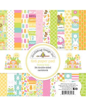 Doodlebug Design Bunny Hop 6x6 Inch Paper Pad (8457) (DISCONTINUED)