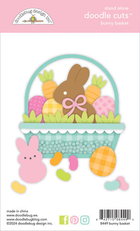 Doodlebug Design Bunny Basket Doodle Cuts (8449) (OUTLET)