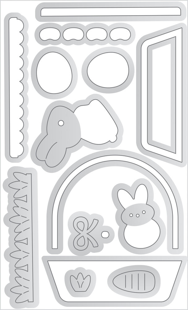 Doodlebug Design Bunny Basket Doodle Cuts (8449) (DISCONTINUED) Doodlebug Design Bunny Basket Doodle Cuts (8449) (DISCONTINUED)