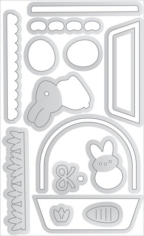 Doodlebug Design Bunny Basket Doodle Cuts (8449) (DISCONTINUED) Doodlebug Design Bunny Basket Doodle Cuts (8449) (DISCONTINUED)